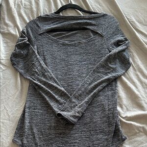 Wilfred Charcoal Long Sleeve Top